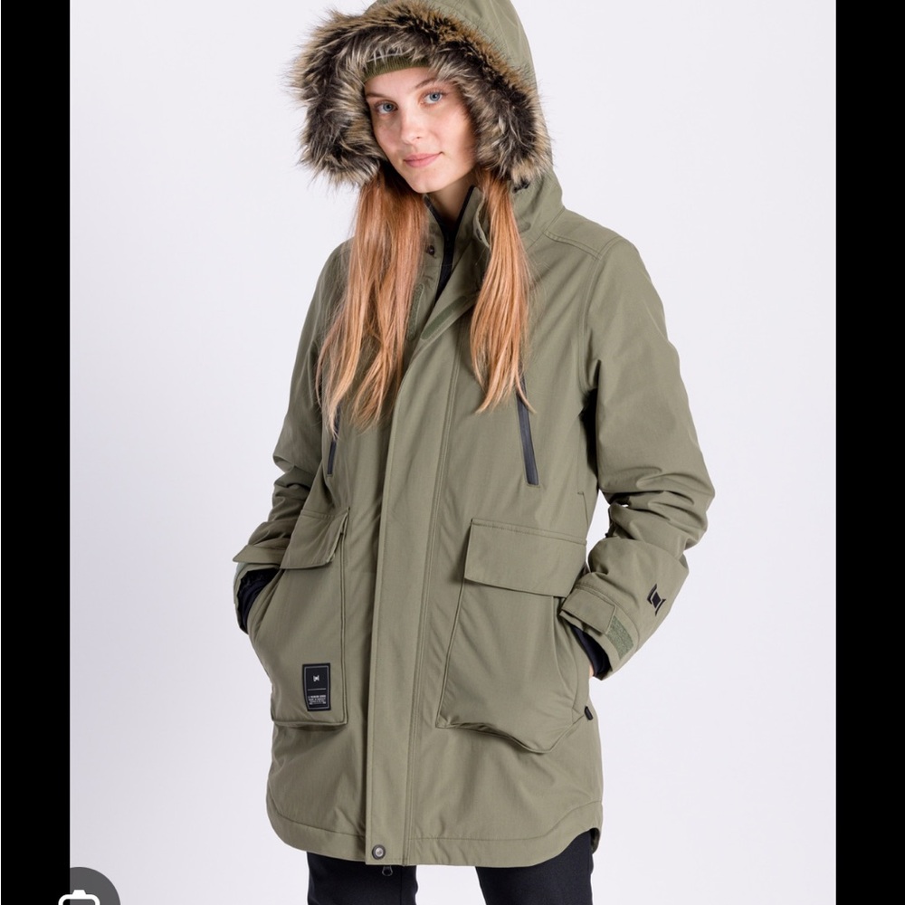 NWT L1 ski/snowboard jacket Olive